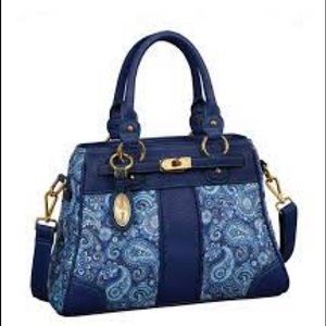 Simply Glamorous Stacey Whitmore Blue Designer Bag